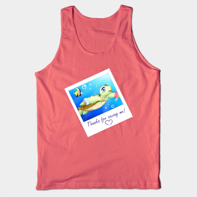 VSCO Sea Turtle Tank Top by ParadisePaws